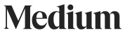 the logo for Medium, the online magazine.