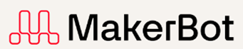 The logo for Makerbot products.