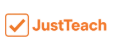 the logo for Just Teach an Aye Eye website for teachers.