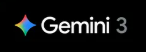the logo for Google Gemini version 3.